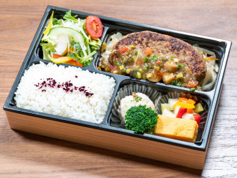 赤城牛のハンバーグ弁当