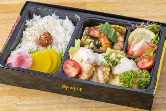 鶏天南蛮弁当