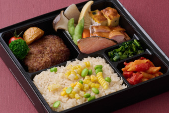 ハンバーグ幕の内弁当