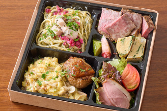 KOP優勝パスタが楽しめる国産牛のイタリアン弁当